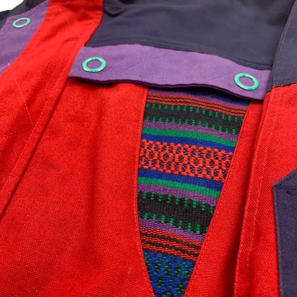 Vtg La Mode Des Montagnes Womens Sz M 80s 90s Oversized Zip-Up Ski Jacket Retro - Picture 6 of 8